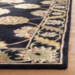 SAFAVIEH Heritage Collection 8'3" x 11' Black HG314A Handmade Traditional Orient... - Image 6
