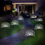 Solar Garden Lights Outdoor, 4 Pack 120 LED Waterproof Decorative String Lights ... - Image 4