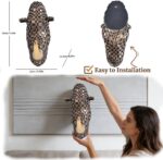 Rhino Head Wall Sculpture 3D Resin Animal Rhinoceros Statue Wall Hanging for Hom... - Image 5