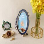 Vintage Photo Frame 5x7, Hand Painted Floral Picture Frame with Metal Frame and ... - Image 7