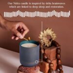 CAFTARI Nidra Scented Candle for Home | Jasmine, Tuberose & Neroli | Non Toxic C... - Image 8