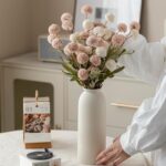 Ceramic Vase Set-3, Large Flower Vases for Decor, Modern Boho Farmhouse Style, 1... - Image 4