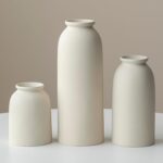 Ceramic Vase Set-3, Large Flower Vases for Decor, Modern Boho Farmhouse Style, 1... - Image 8