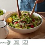 DOWAN 11.5" Large Serving Bowls, 3.2 Qt White Serving Platter, Big Ceramic Cente... - Image 5