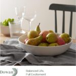 DOWAN 11.5" Large Serving Bowls, 3.2 Qt White Serving Platter, Big Ceramic Cente... - Image 6