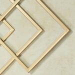 Touch of Class Diamond Interlink Gold Metal Wall Art | Contemporary Style | Mode... - Image 5