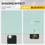 Yakamok 100% Blackout Curtains for Bedroom 96 Inch Length, Total Light Blocking ... - Image 3