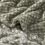Fluffy Plush Throw - Ultra Soft Jacquard Fleece with Weft Knit Pattern - Luxury ... - Image 4