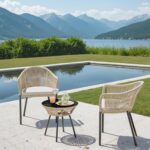 Devoko Patio Furniture Set 3 Pieces Rope Woven Bistro Set Outdoor Conversation S... - Image 8