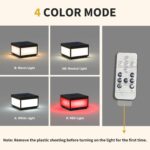 Outdoor Landscape Post Light, Modern 2-in-1 Solar and High Voltage Wired Waterpr... - Image 4