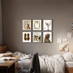 Aroutde 6Pcs Stockholm Room Decor, Retro Leopard Canvas Wall Art Trendy Luxury Y... - Image 5