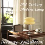 Glivpny Mushroom Lamp Table Lamp for Night Stands,Mid Century Modern Desk Lamps ... - Image 3
