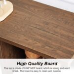 HOMISSUE 6 Cube Storage Organizer Shelf, Rustic Short Bookshelf with 3 Storage B... - Image 5