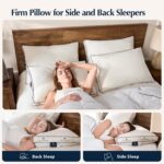 Pacific Coast Goose Feather and Down Pillows, with 100% Organic Cotton Cover, St... - Image 4