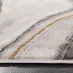 SAFAVIEH Craft Collection X-Large Area Rug - 12' x 15', Grey & Gold, Modern Abst... - Image 4