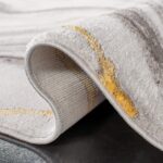 SAFAVIEH Craft Collection X-Large Area Rug - 12' x 15', Grey & Gold, Modern Abst... - Image 5