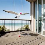 Wooden Flying Seagull Decorative Hanging Mobile Nautical Ornament Nursery Room B... - Image 8