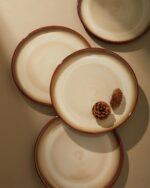 Pokini Ceramic Dishes Set for 8, 24 Piece Stoneware Dinnerware Sets, Chip and Sc... - Image 7