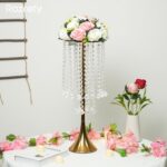 4 Pcs Gold Centerpieces for Table, Rozrety Wedding Centerpiece Vases for Tables ... - Image 4
