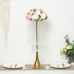 4 Pcs Gold Centerpieces for Table, Rozrety Wedding Centerpiece Vases for Tables ... - Image 6