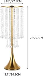 4 Pcs Gold Centerpieces for Table, Rozrety Wedding Centerpiece Vases for Tables ... - Image 7