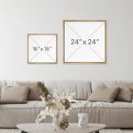 SIGNFORD Framed Canvas Print Wall Art Set Minimalist Abstract Ink Wash Illustrat... - Image 7