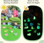 Luminous mini Resin Animals to Hide 120 Pcs Tiny Resin Animals Glow in The Dark ... - Image 4