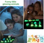 Luminous mini Resin Animals to Hide 120 Pcs Tiny Resin Animals Glow in The Dark ... - Image 6