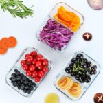 M MCIRCO [5-Pack,36 Oz] Glass Meal Prep Containers 2 Compartments Portion Contro... - Image 6