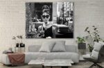 SpiritualHands Audrey Hepburn Canvas Wall Art, Framed - Trendy Vintage Feminist ... - Image 4