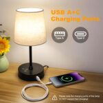 Ascher Small Bedside Table lamp Set of 2, RGB Color Changing Lamps, 3 Color Temp... - Image 5
