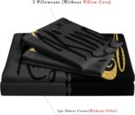 Couple Bedding Set - King Size, Crown Queen and King Comforter Cover Solt & Brea... - Image 7