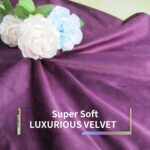 Grape Purple Velvet Curtains 90 inches Long Luxury Blackout Curtains for Bedroom... - Image 4
