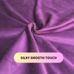 Grape Purple Velvet Curtains 90 inches Long Luxury Blackout Curtains for Bedroom... - Image 5