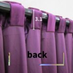 Grape Purple Velvet Curtains 90 inches Long Luxury Blackout Curtains for Bedroom... - Image 6