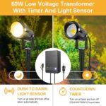 ZUCKEO All-in-One Landscape Lighting Kit, 5W LED Low Voltage Landscape Lights wi... - Image 3