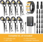 ZUCKEO All-in-One Landscape Lighting Kit, 5W LED Low Voltage Landscape Lights wi... - Image 5
