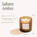 LA JOLIE MUSE Sahara Amber Scented Candle | Bergamot, Clove & Amber | 10 oz Soy ... - Image 5
