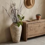 Ceramic Rustic Farmhouse Vase,Extra Large Terra Cotta Vase, Huge Pottery Decorat... - Image 8