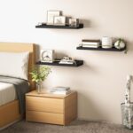 RYOFOBETTO Floating Shelves for Wall Decor, Black and Gold Shelves for Bathroom,... - Image 6