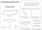 RYOFOBETTO Floating Shelves for Wall Decor, Black and Gold Shelves for Bathroom,... - Image 7