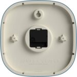 JONES CLOCKS® Pulsar wall Clock | Square Rounded Retro Clock | 10 inch | Blue | ... - Image 8
