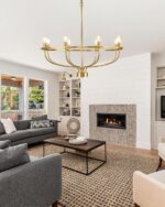 Yunnix 8 Light Gold Chandeliers for Dining Room, Gold Dining Room Chandelier wit... - Image 7