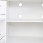 22 inch Deep Kitchen Pantry Cabinet Storage Organizer with Fridge Space,Wood Whi... - Image 7