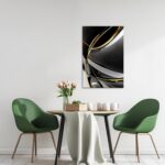 TIEHAOMAI Black and Gold Wall Art Abstract Luxury Posters White and Gray Picture... - Image 4