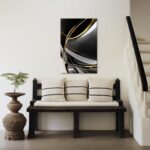 TIEHAOMAI Black and Gold Wall Art Abstract Luxury Posters White and Gray Picture... - Image 6