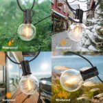 GPATIO Outdoor String Lights, 100FT G40 Bulbs Shatterproof Patio Lights, Waterpr... - Image 3
