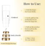 Hewory Hurricane Candle Holder for Pillar Candles: Gold Votive Candle Holders Se... - Image 3