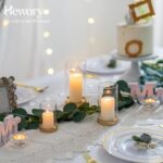 Hewory Hurricane Candle Holder for Pillar Candles: Gold Votive Candle Holders Se... - Image 9