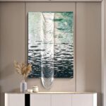 Majiclovie Exquisite Wall Sculpture Luxury Hanging Wall Decor With Transparent B... - Image 3